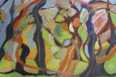 1. Evolución I, 80 x 60 cm, Öl auf Leinwand, 2022 (Privatbesitz)