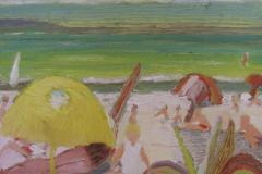 Vista al mar IV, 41 x 33 cm, óleo sobre tela, 2009, (colección privada)