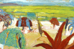 Vista al mar II, 41 x 33 cm, óleo sobre tela, 2009 (colección privada)
