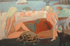 La tortuga, 146 x 97 cm, óleo sobre tela, 2003