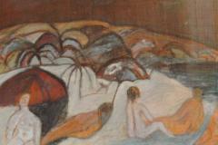 Calor del verano, 60 x 50 cm, técnica mixta sobre madera, 2004  (colección privada)