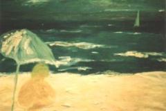 Mar verde, 146 x 114 cm, óleo sobre tela, 2002 (colección privada)