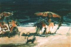 Mar II, 61 x 51 cm, técnica mixta sobre madera, 2000 (colección privada)