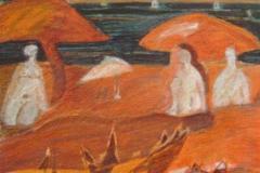 Descanso, 50 x 40 cm, técnica mixta sobre madera, 2006