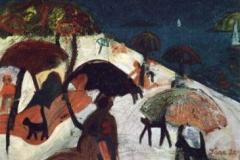 Ligereza, 92 x 73 cm, óleo sobre tela, 2000  (colección privada)