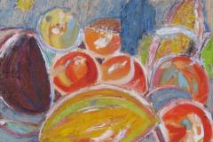 conferencia multicultural III, 55 x 46 cm, óleo sobre tela, 2013