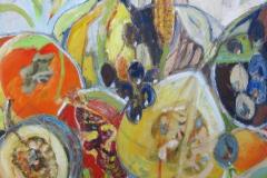 conferencia multicultural IV, 55 x 46 cm, óleo sobre tela, 2014, (colección privada)