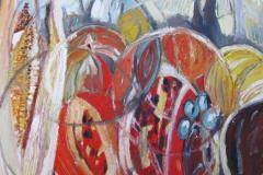 conferencia multicultural V, 55 x 46 cm, óleo sobre tela, 2014
