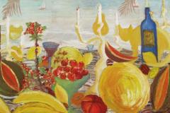 Fiesta de verano, 146 x 82 cm, óleo sobre tela, 2007 (colección privada)
