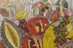 Fiesta de otoño XII, 55 x 46 cm, técnica mixta, 2010, (colección privada)