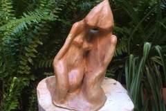 Pareja, escultura cerámica, Alt25 x Anch18 x P18 cm, 2020