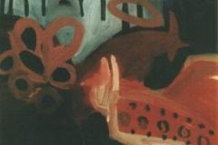 Sin título, 48 x 41,5 cm, oil on canvas, 1997 (private collection)