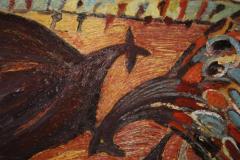 Encuentro con sierra blanca, 55 x 60 cm, óleo sobre tela, 2007 (colección privada)