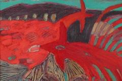 Acercandose I, 46 x 33 cm, óleo sobre tela, 2006 (colección privada)