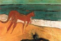 Gatos, 38 x 46 cm, óleo sobre tela, 2001 (colección privada)