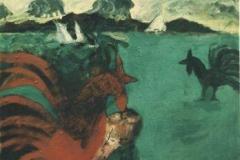 Barcos, 50 x 41cm, óleo sobre tela, 2000