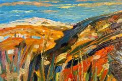 De la montaña III, 81 x 60 cm, Öl auf Leinwand, 2025