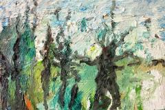 Allí! 80 x 50 cm, Öl auf Leinwand, 2026