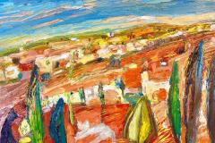 Vida montañosa I, 81 x 60 cm, Öl auf Leinwand, 2025