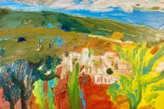 Vida montañosa III, 92 - 73 cm, Öl auf Leinwand, 2025