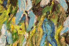 Vista azul, 33 x 46 cm, Öl auf Leinwand, 2026