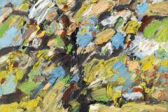 Arbol en un día primaveral, 46 x 38 cm, oil on canvas, 2025