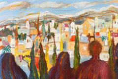 Miranda hacia allá, 81 x 60 cm, oil on canvas, 2025