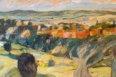 Mirando hacia allá II, 81 x 60 cm, óleo sobre tela, 2025