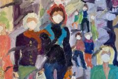 Rebajas, 81 x 60 cm, óleo sobre tela, 2022