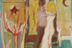 Sueño con piramides, 80 x 60 cm, óleo sobre tela, 2009 (colección privada)