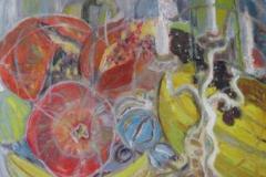 Fiesta de otoño II, 55 x 46 cm, mixed media, 2009