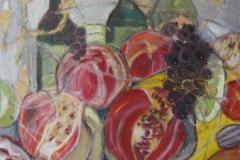 Fiesta de otoño III, 55 x 46 cm, mixed media, 2009 (private collection)