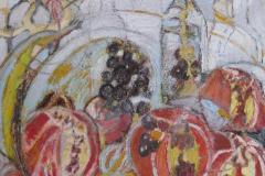 Fiesta de otoño VII, 55 x 46 cm, mixed media, 2010 (private collection)