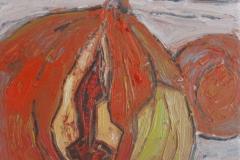 La entrada IX, 20 x 20 cm, mixed media, 2010 (private collection)