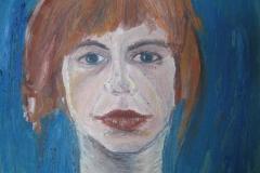 Portrait, 33 x 24 cm,Öl auf Leinwand (Privatbesitz)