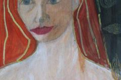 Retrato, 50 x 40 cm, mixed media, 2002 (private collection)