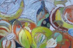 ensemble con cielo III, 55 x 46 cm, Öl auf Leinwand, 2012