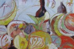 ensemble con cielo I, 55 x 46 cm, Öl auf Leinwand, 2012 (Privatbesitz)
