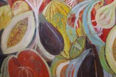 Fiesta de verano I, 92 x 73 cm, Öl auf Leinwand, 2012