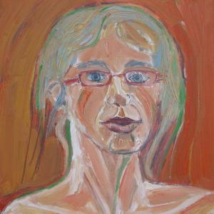 autoretrato, 40 x 40 cm,, 40 x 27 cm, oil on canvas, 2013