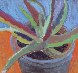 Cactus I, 50 x 40 cm, oil on canvas, 2006