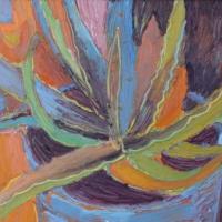 Cactus II, 50 x 40 cm, oil on canvas, 2006