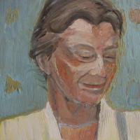 Beatrice, 30 x 30 cm, oil on canvas, 2009 (private collection)