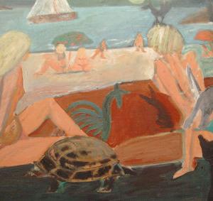 La tortuga, 146 x 97 cm, oil on canvas, 2003