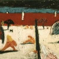 Playa naranja, 33 x 24 cm, oil on canvas, 2001