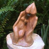 Pareja, escultura cerámica, Alt25 x Anch18 x P18 cm, 2020